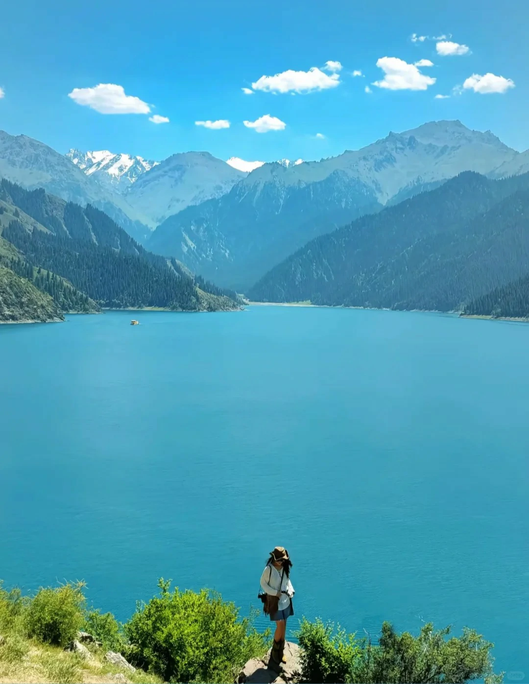 Tianshan Tianchi Lake Sunset